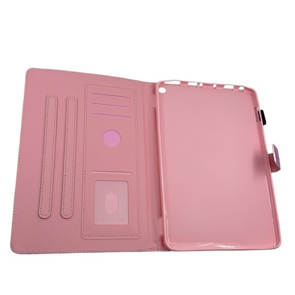 Samsung Galaxy Tab A8 10.5" 2022 Case: Purple Marble PU Leather Stand‎ Cover - Picture 9 of 13